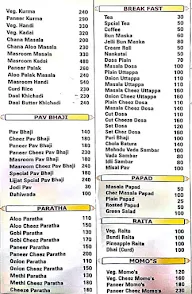 Hotel Lijjat menu 3