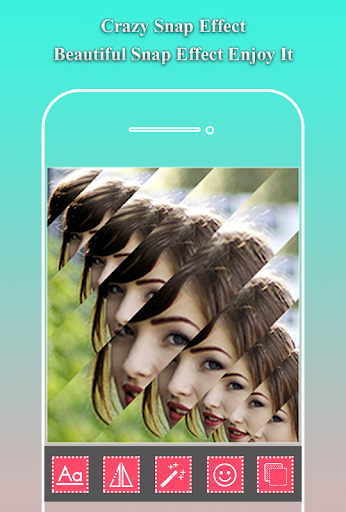 crazy snap magic mirror effect Slice Photo editor