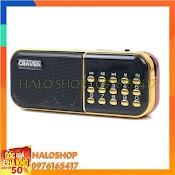 Loa Nghe Nhạc Thẻ Nhớ Usb Radio Mini Nghe Đài Nghe Kinh Phật Craven Cr - 25A