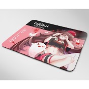 Lót Chuột Cỡ Lớn, Bàn Di Chuột, Mouse Pad Nhân Vật Hu Tao Genshin Impact