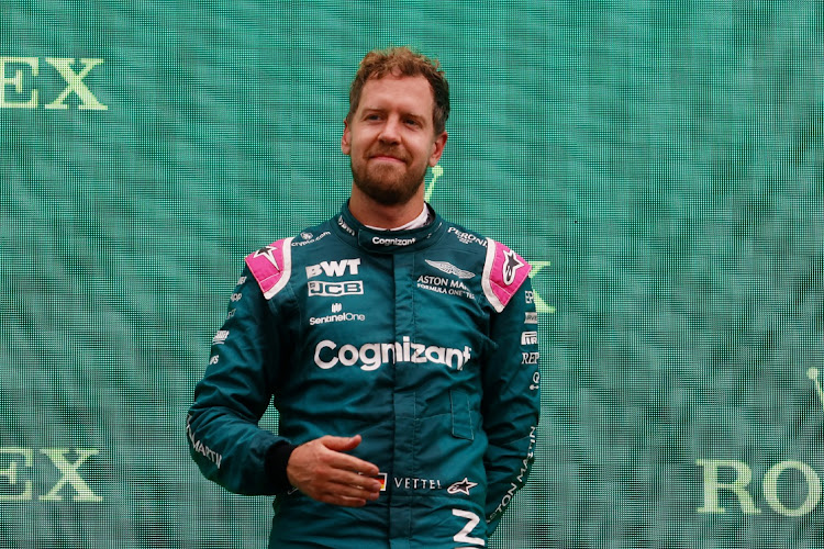 Sebastian Vettel of Germany and Aston Martin