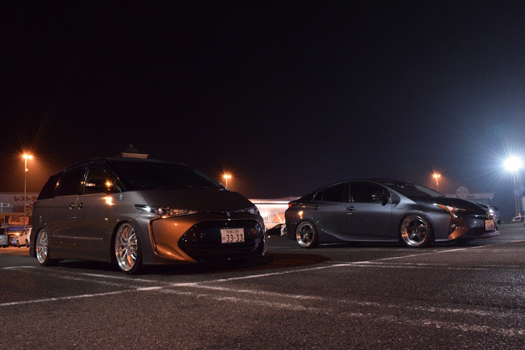 プリウスの50プリウス・ドライブ・オフ会・ホイール交換・workに関するカスタム事例の投稿画像4枚目