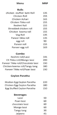 Tic Tac Rolls menu 1