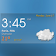 Digital clock weather theme 1 icon