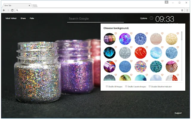 Glitter Wallpaper HD New Tab Twinkle Themes - HD Wallpapers & Backgrounds