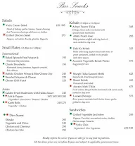 Agnee - Vedic Village Spa Resort menu 1