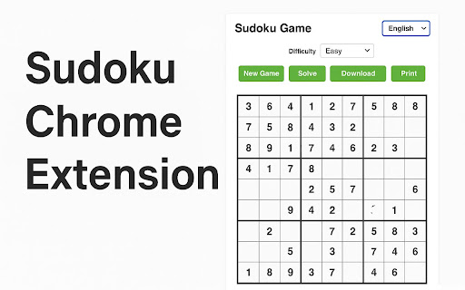 Sudoku Game Generator