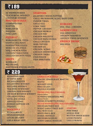 Kiik 69 Sports Bar menu 1