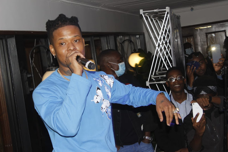 Nasty C performance at Sarova Stanley last evening