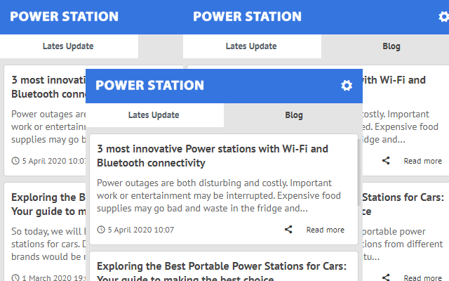 Power Station - Latest Blog News Preview image 0