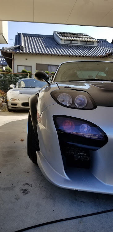 RX-7のドライブ・ラーメン食いに来た・カツ丼もたべたい・無加工スマホ撮りに関するカスタム事例の投稿画像6枚目