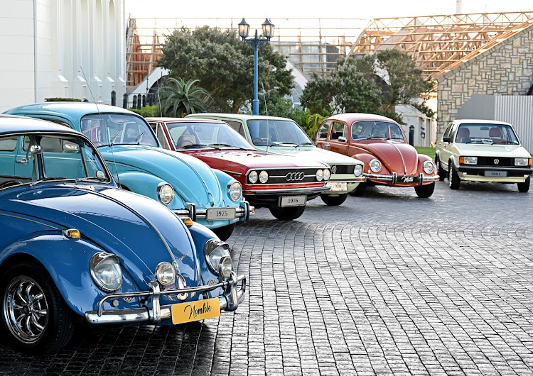 Time capsule: some of the popular models produced at VWSA’s factory over the last seven decades. Picture: COLIN MILEMAN