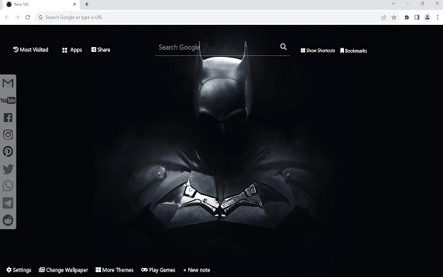 The Batman Wallpaper New Tab