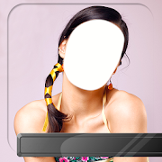 Pigtail Women Photo Montage  Icon