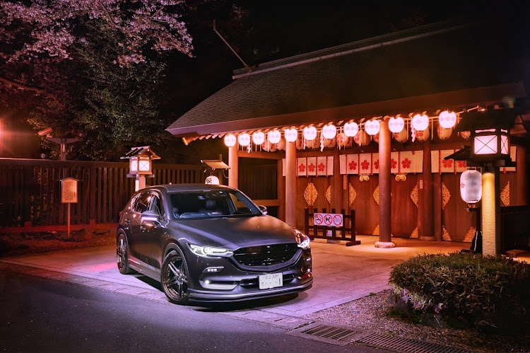 CX-5のCX-5・25T・大人のYOASOBI・夜桜と愛車・MazdaCamaradesに関するカスタム事例の投稿画像3枚目