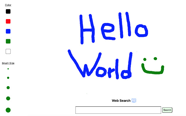 Whiteboard New Tab chrome extension