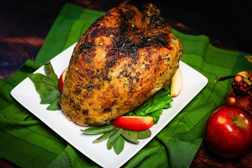 Brined & Roasted Turkey Breast