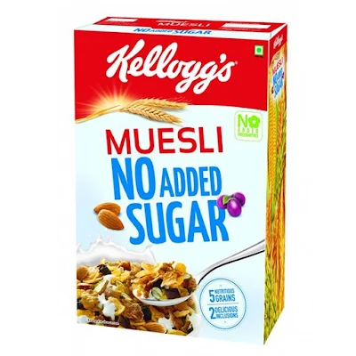 Kelloggs Muesli No Added Sugar 500 Gm