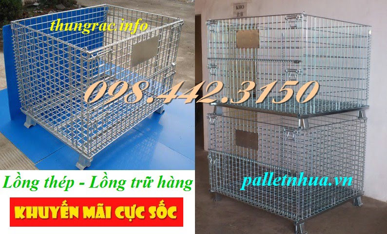 Lồng thép trữ hàng