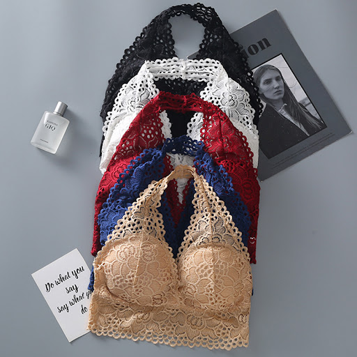 Title 2, Lace Halter Vest Tube Top Underwear Womens Bra...
