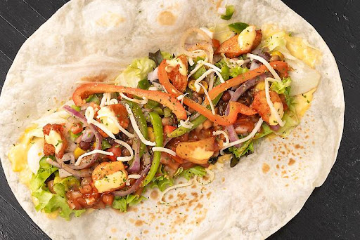Alfredo Chicken 5 Pepper Buritto Wrap
