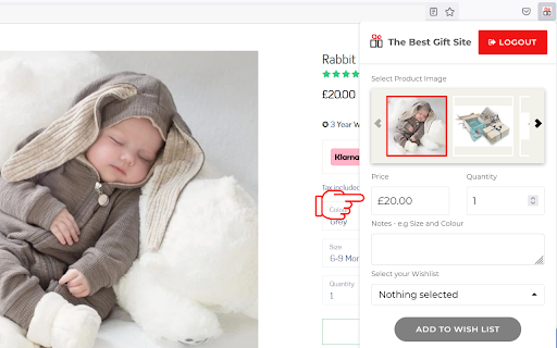 The Best Gift Site - Browser Extension