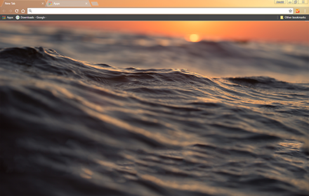 Sunset Waves chrome extension