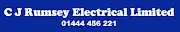 C J Rumsey Electrical Logo
