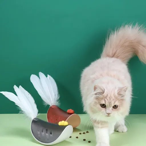 Title 7, Reusable funny pet food leaking toy for small c...