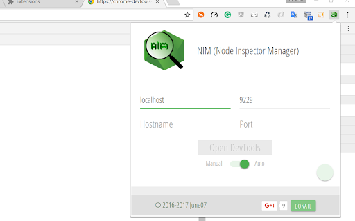 Node.js Inspector Manager (NiM)