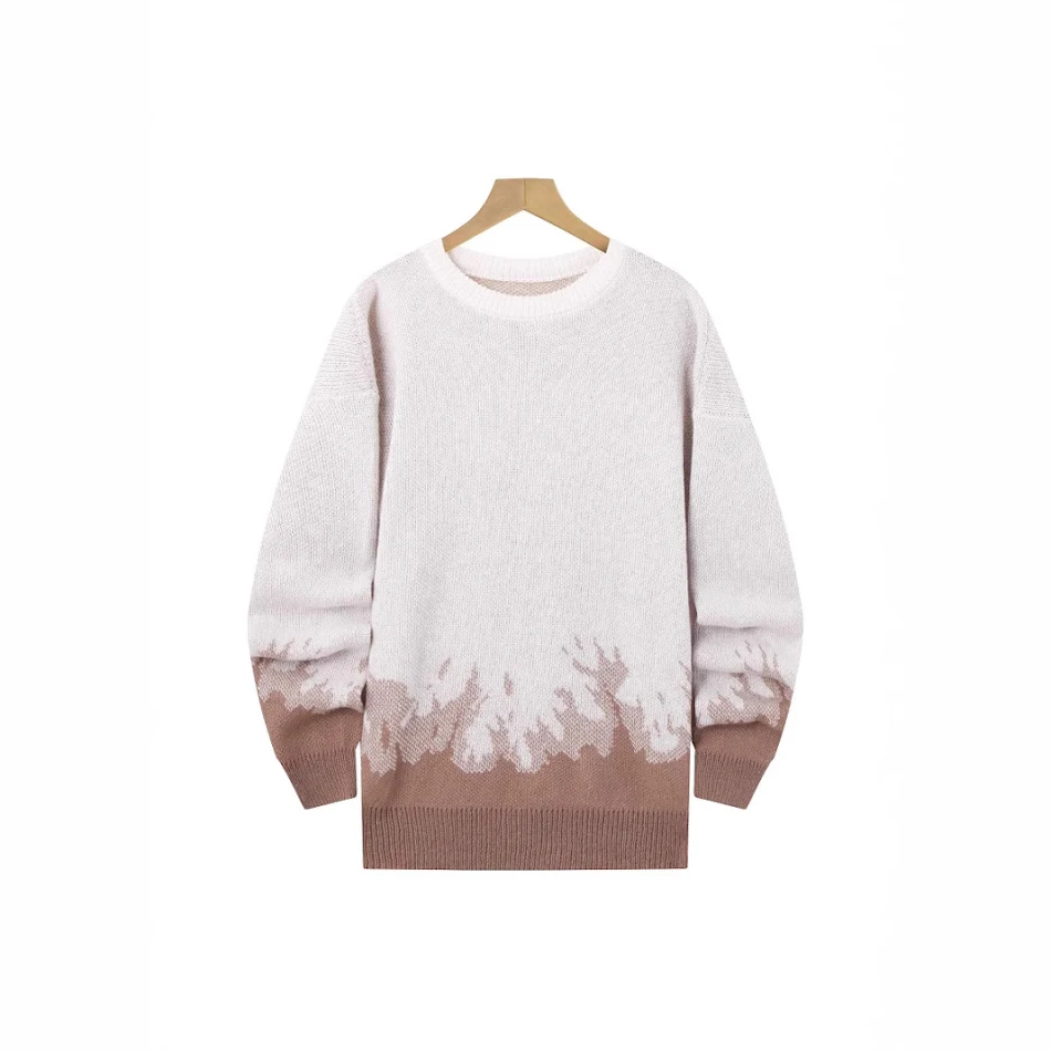 Flame Knitted Trui Heren Vrije tijd Warmte Ervaar comfort en warmte met deze gebreide trui. Perfect voor ontspannen momenten en vrijetijdsactiviteiten.