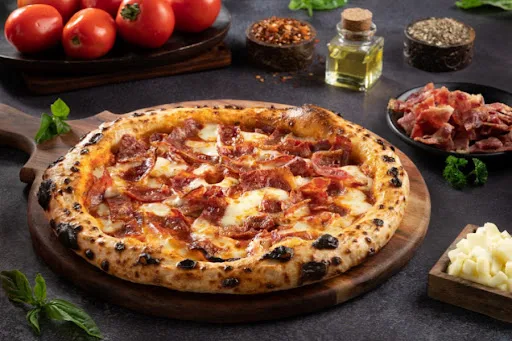 Naples - Double Crispy Bacon In Red Sauce Pizza