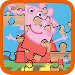 Cover Image of Tải xuống Piggy Jigsaw Puzzle For Kids Game 1.0.0 APK