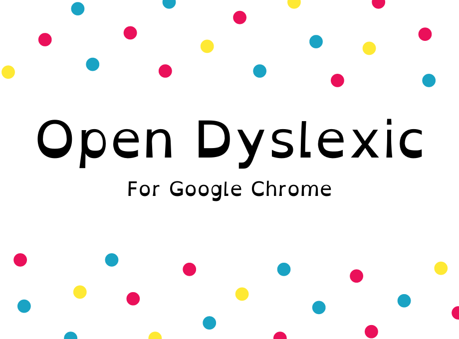 OpenDyslexic for Chrome Preview image 1