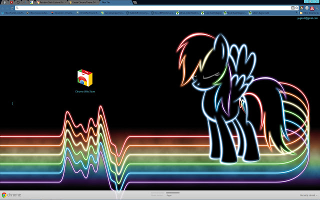 Rainbow Dash Custom (Revised) chrome extension