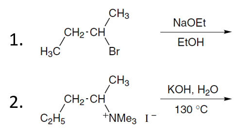 Preparation of alkenes