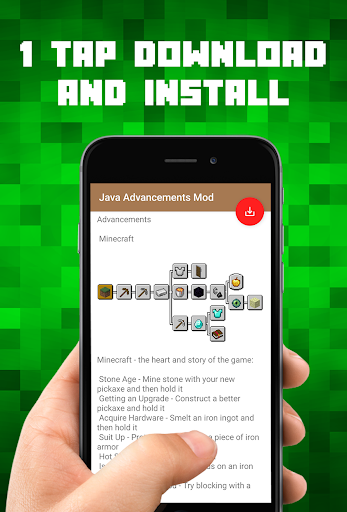 Screenshot Java Advancements Mod