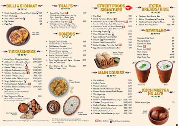 Street Foods by Punjab Grill menu 