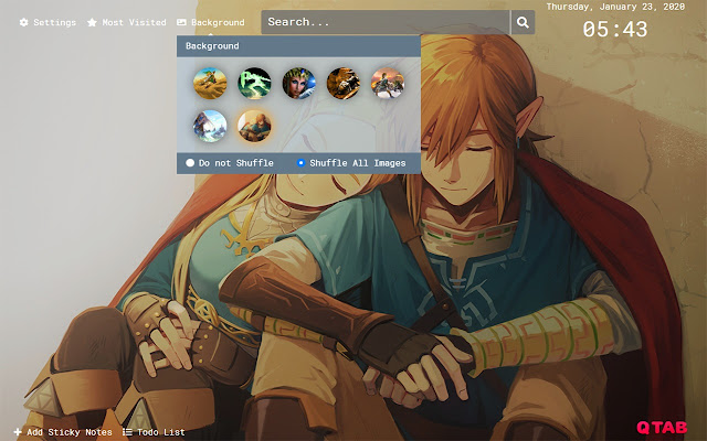 THE LEGEND OF ZELDA Wallpapers New Tab Theme