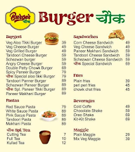 Burger Chowk menu 1