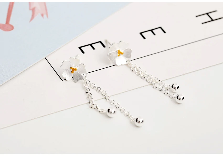 Title 1, Sterling zilveren oor sieraden met honderd kers...