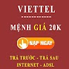 Mã Thẻ Viettel 20.000Đ