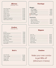 Shakes & Sizzlers menu 2