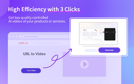 LAiPIC.AI: Quickly turn URL links into controlled AI videos