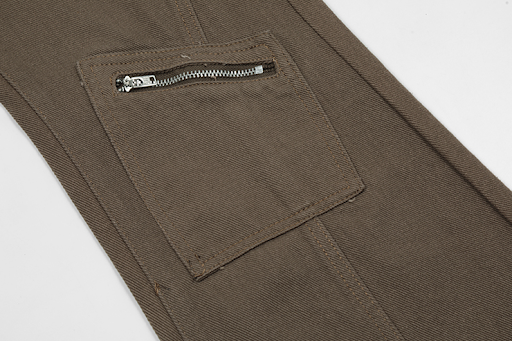 Title 9, Multi-pocket micro-flare cargo pants with a vin...