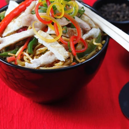 Chicken Chilli Garlic Noodle (Serves 1-2)