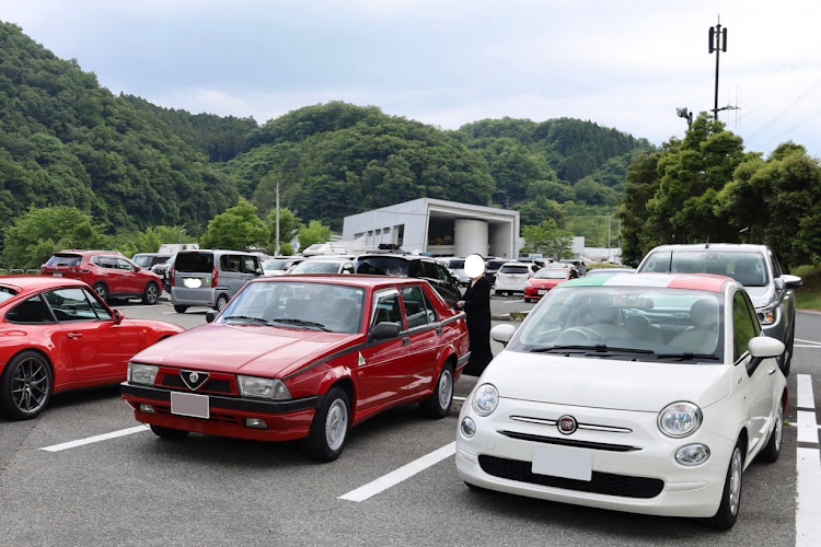 ジュリアのCiao❗️2024・イベント・アフター・5台でカルガモ走行🦆・濃厚ソフトクリーム🍦・ダムの内部見学🎓に関するカスタム事例の投稿画像4枚目