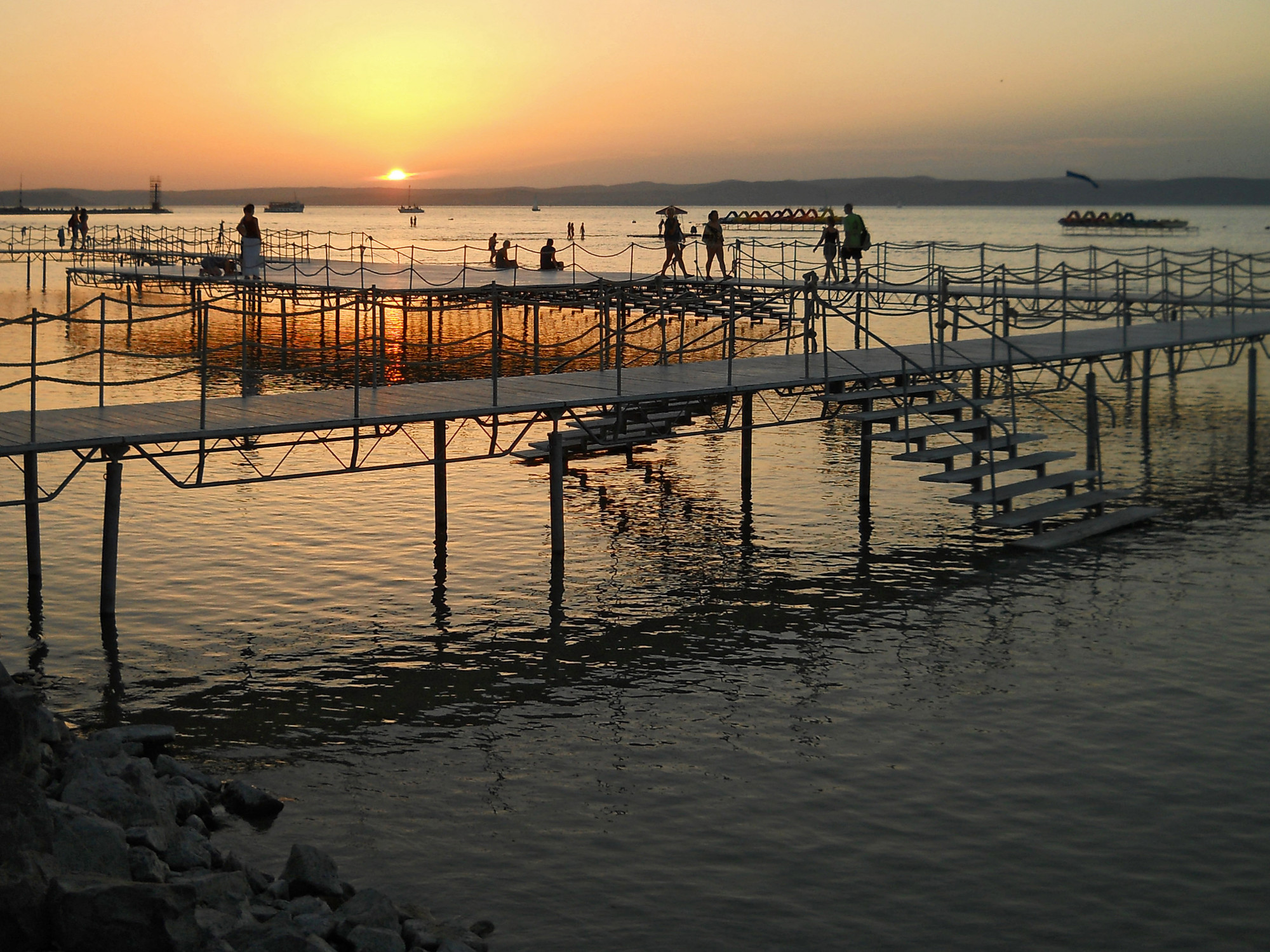 Tramonto sul Balaton di Pinco_Pallino