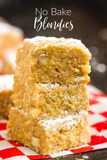 No-Bake Delicious Graham Cracker Blondies