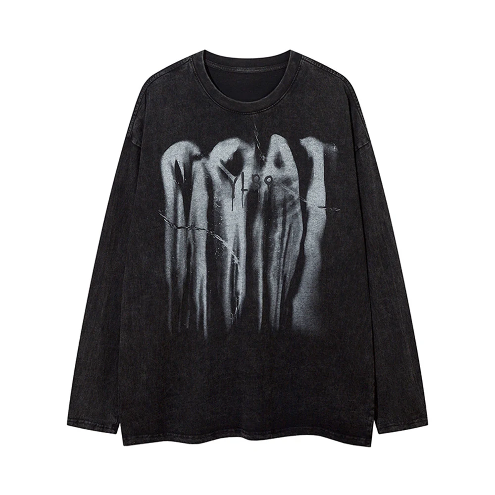 Title 10, Heren T-shirt met abstract patroon, comfortabel...